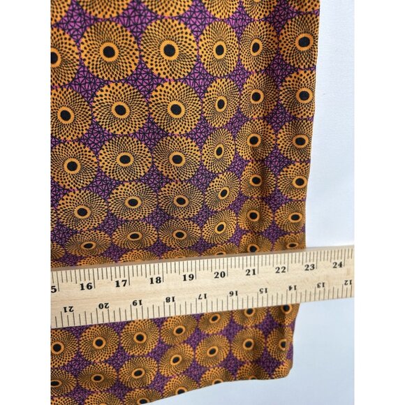 Corey Lynn Calter Women's XS Purple & Orange Floral Elastic/Button Maxi Skirt - Picture 6 of 15